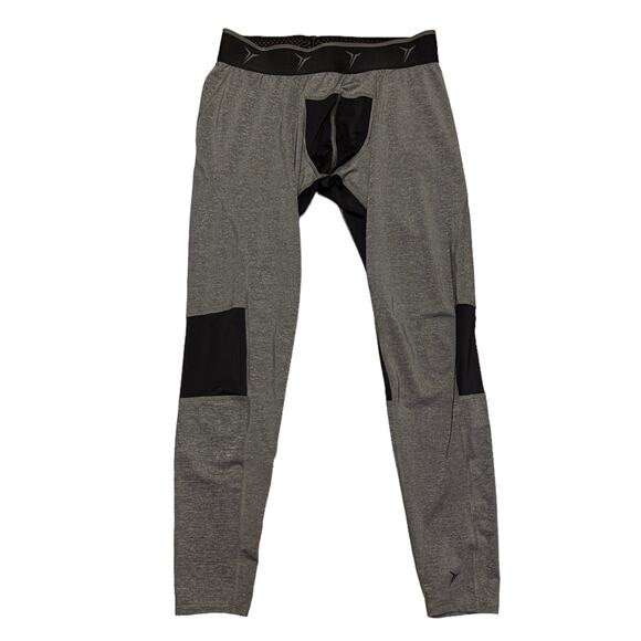 Old Navy Active Gray Black Compression Workout Pants Medium - Picture 1 of 3